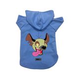 monopetz Kapişonlu Polar Sweatshirt Köpek Ve Kedi Kıyafeti & Elbisesi Mavi Ed001 S