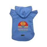 monopetz Kapişonlu Polar Sweatshirt Köpek ve Kedi Kıyafeti & Elbisesi Mavi Every Snack You Make M