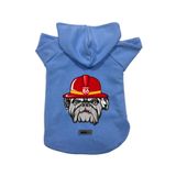 monopetz Kapişonlu Polar Sweatshirt Köpek ve Kedi Kıyafeti & Elbisesi - Mavi Firemen XS Beden