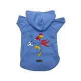 monopetz Kapişonlu Polar Sweatshirt Köpek ve Kedi Kıyafeti & Elbisesi Mavi Fog Horn L