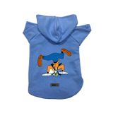 monopetz Kapişonlu Polar Sweatshirt Köpek ve Kedi Kıyafeti & Elbisesi Mavi Goofy S