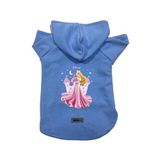 monopetz Kapişonlu Polar Sweatshirt Köpek ve Kedi Kıyafeti & Elbisesi Mavi Princess S