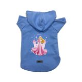monopetz Kapişonlu Polar Sweatshirt Köpek ve Kedi Kıyafeti & Elbisesi Mavi Princess XS