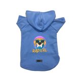 monopetz Kapişonlu Polar Sweatshirt Köpek ve Kedi Kıyafeti & Elbisesi Mavi Radical XS