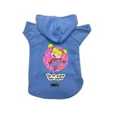 monopetz Kapişonlu Polar Sweatshirt Köpek ve Kedi Kıyafeti & Elbisesi Mavi Rugrats Angelica M
