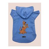monopetz Kapişonlu Polar Sweatshirt Köpek ve Kedi Kıyafeti & Elbisesi - Mavi Scooby Doo M Beden