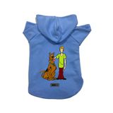 monopetz Kapişonlu Polar Sweatshirt Köpek Ve Kedi Kıyafeti & Elbisesi Mavi Yeni Scooby Doo S