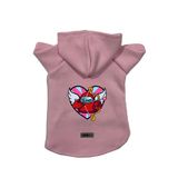 monopetz Kapişonlu Polar Sweatshirt Köpek Ve Kedi Kıyafeti & Elbisesi Pembe Among Us XL