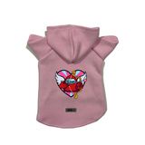 monopetz Kapişonlu Polar Sweatshirt Köpek Ve Kedi Kıyafeti & Elbisesi Pembe Among Us XS