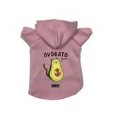 monopetz Kapişonlu Polar Sweatshirt Köpek ve Kedi Kıyafeti & Elbisesi Pembe Avogato S