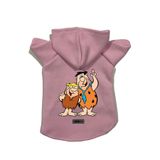 monopetz Kapişonlu Polar Sweatshirt Köpek Ve Kedi Kıyafeti & Elbisesi Pembe Barney Fred M