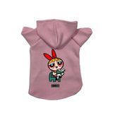 monopetz Kapişonlu Polar Sweatshirt Köpek ve Kedi Kıyafeti & Elbisesi Pembe Blossom L