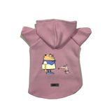 monopetz Kapişonlu Polar Sweatshirt Köpek ve Kedi Kıyafeti & Elbisesi Pembe Cando L