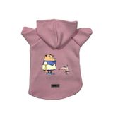 monopetz Kapişonlu Polar Sweatshirt Köpek ve Kedi Kıyafeti & Elbisesi Pembe Cando XL