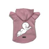 monopetz Kapişonlu Polar Sweatshirt Köpek ve Kedi Kıyafeti & Elbisesi - Pembe Casper M Beden