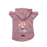monopetz Kapişonlu Polar Sweatshirt Köpek ve Kedi Kıyafeti & Elbisesi Pembe Çilek Kız XL