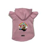 monopetz Kapişonlu Polar Sweatshirt Köpek ve Kedi Kıyafeti & Elbisesi Pembe City 28 L
