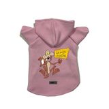 monopetz Kapişonlu Polar Sweatshirt Köpek ve Kedi Kıyafeti & Elbisesi Pembe Coiote XL