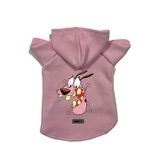 monopetz Kapişonlu Polar Sweatshirt Köpek ve Kedi Kıyafeti & Elbisesi Pembe Courage M
