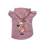 monopetz Kapişonlu Polar Sweatshirt Köpek ve Kedi Kıyafeti & Elbisesi Pembe Courage S
