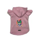 monopetz Kapişonlu Polar Sweatshirt Köpek ve Kedi Kıyafeti & Elbisesi Pembe DBZ 05 M