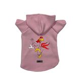 monopetz Kapişonlu Polar Sweatshirt Köpek ve Kedi Kıyafeti & Elbisesi Pembe Fog Horn L