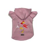 monopetz Kapişonlu Polar Sweatshirt Köpek ve Kedi Kıyafeti & Elbisesi Pembe Fog Horn S