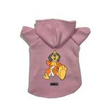 monopetz Kapişonlu Polar Sweatshirt Köpek ve Kedi Kıyafeti & Elbisesi Pembe Hong Kong S