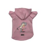 monopetz Kapişonlu Polar Sweatshirt Köpek ve Kedi Kıyafeti & Elbisesi Pembe IR005 XL