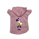 monopetz Kapişonlu Polar Sweatshirt Köpek ve Kedi Kıyafeti & Elbisesi Pembe Minnie M