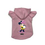 Monopetz Kapişonlu Polar Sweatshirt Köpek ve Kedi Kıyafeti & Elbisesi - Pembe Minnie