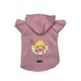 monopetz Kapişonlu Polar Sweatshirt Köpek ve Kedi Kıyafeti & Elbisesi Pembe Naruto M