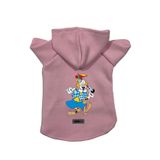 monopetz Kapişonlu Polar Sweatshirt Köpek ve Kedi Kıyafeti & Elbisesi Pembe Palyaço XS
