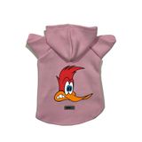monopetz Kapişonlu Polar Sweatshirt Köpek ve Kedi Kıyafeti & Elbisesi Pembe Pica Pau S
