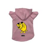 monopetz Kapişonlu Polar Sweatshirt Köpek ve Kedi Kıyafeti & Elbisesi Pembe Rabugento L