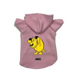 monopetz Kapişonlu Polar Sweatshirt Köpek ve Kedi Kıyafeti & Elbisesi Pembe Rabugento M