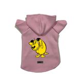 monopetz Kapişonlu Polar Sweatshirt Köpek ve Kedi Kıyafeti & Elbisesi Pembe Rabugento S