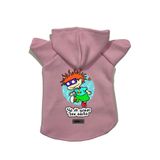 monopetz Kapişonlu Polar Sweatshirt Köpek ve Kedi Kıyafeti & Elbisesi Pembe Rugrats Carlitos M