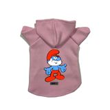 monopetz Kapişonlu Polar Sweatshirt Köpek ve Kedi Kıyafeti & Elbisesi - Pembe Şirin Baba M Beden