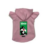 monopetz Kapişonlu Polar Sweatshirt Köpek ve Kedi Kıyafeti & Elbisesi Pembe Sylvester S