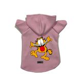 monopetz Kapişonlu Polar Sweatshirt Köpek Ve Kedi Kıyafeti & Elbisesi Pembe Yeni Garfield XS