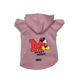 monopetz Kapişonlu Polar Sweatshirt Köpek ve Kedi Kıyafeti & Elbisesi Pembe Yeni Mickey 2 L
