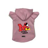 monopetz Kapişonlu Polar Sweatshirt Köpek ve Kedi Kıyafeti & Elbisesi Pembe Yeni Mickey 2 XS
