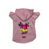 monopetz Kapişonlu Polar Sweatshirt Köpek ve Kedi Kıyafeti & Elbisesi Pembe Yeni Mickey Mouse 2 L