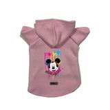 monopetz Kapişonlu Polar Sweatshirt Köpek Ve Kedi Kıyafeti & Elbisesi Pembe Yeni Mickey Mouse S
