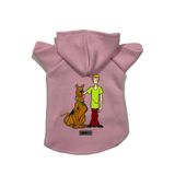 monopetz Kapişonlu Polar Sweatshirt Köpek Ve Kedi Kıyafeti & Elbisesi Pembe Yeni Scooby Doo M