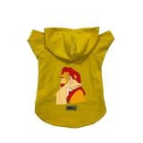 monopetz Kapişonlu Polar Sweatshirt Köpek Ve Kedi Kıyafeti & Elbisesi Sarı Aslan Kral XS