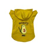 monopetz Kapişonlu Polar Sweatshirt Köpek ve Kedi Kıyafeti & Elbisesi Sarı Avogato XL