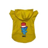 monopetz Kapişonlu Polar Sweatshirt Köpek ve Kedi Kıyafeti & Elbisesi Sarı Bear M