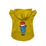 monopetz Kapişonlu Polar Sweatshirt Köpek ve Kedi Kıyafeti & Elbisesi Sarı Bear XS